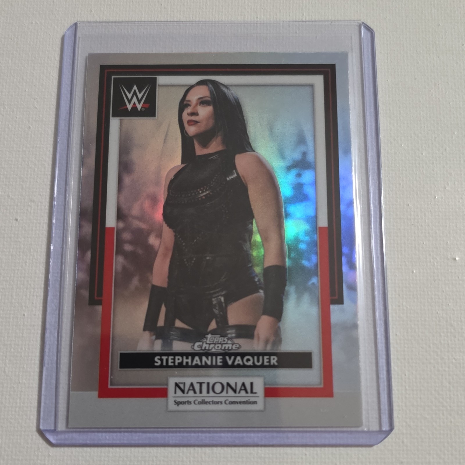 2026 Topps WWE National Refractor Stephanie Vaquer WWE-47