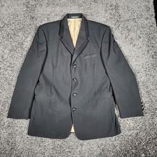 VTG Chaps Ralph Lauren Tuxedo Jacket Blazer Men's 41R Black Formal Prom