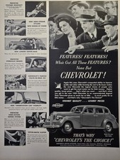 39 Chevy Crowd Admiring Features Improved Quality Value Vintage Print Ad 1939 39 Chevy Crowd Admiring Features Improved Quality Value Vintage Print Ad 1939