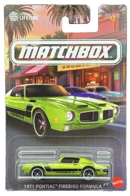 Matchbox 2025 MBX Team Ford 05/05 Green 1971 Pontiac Firebird Formula
