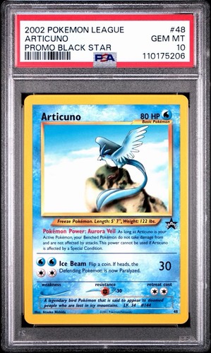 Articuno graded PSA 10 for sale on eBay