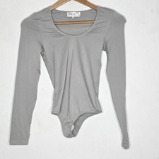 House Of CB London Gray Bodysuit XS / S Women's Long Sleeve