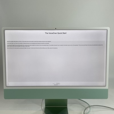 iMac 24 Green 2021 3.2GHz M1 8-Core CPU 7-Core GPU 8GB RAM 256GB