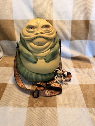 Disneyland Star Wars Jabba the Hutt Collectible Popcorn Bucket Working