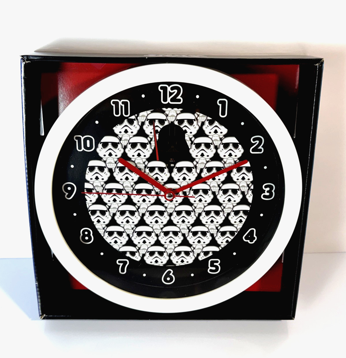 Disney Star Wars 10” Wall Clock Stormtroopers Darth Vader Analog NEW Sealed