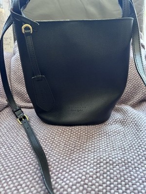 Burberry London Grainy Small Lorne Leder Bucket Bag