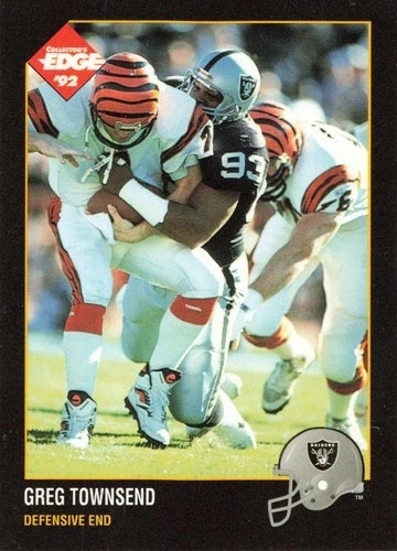 1992 Collector's Edge #78 Greg Townsend Oakland Raiders