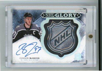 2017-18 UD THE CUP NHL GLORY SHIELD AUTOGRAPH AUTO /10 CONNOR MCDAVID ALL-STAR
