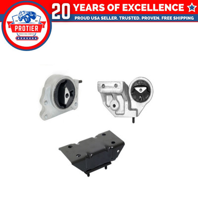Engine Motor & Trans Mount 3PCS Set Compatible for Dodge Dakota/ Durango 4.7L /