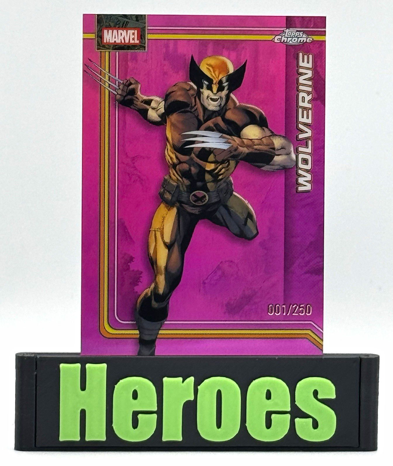 2026 Topps Chrome Marvel Wolverine #199 Numbered Parallel 001/250 ** # 1 **