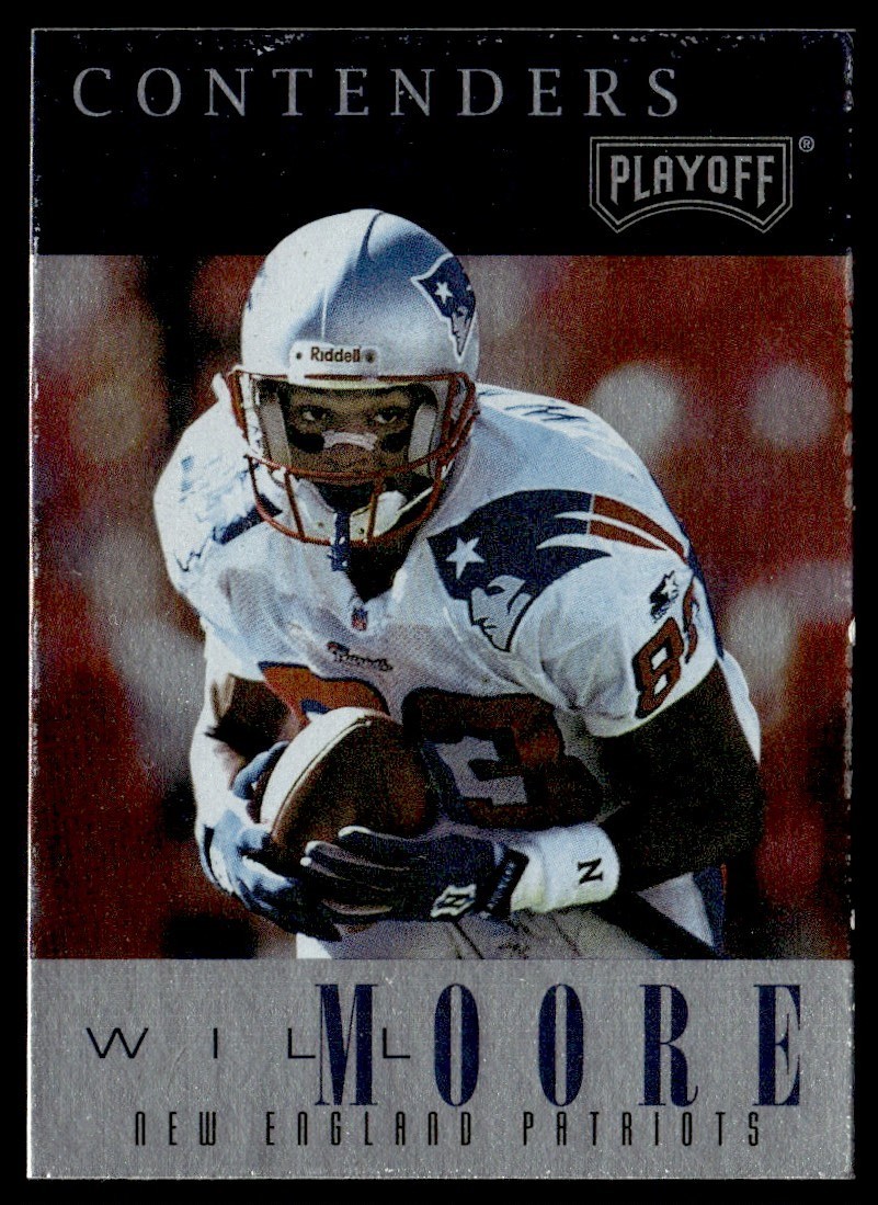 1995 Playoff Contenders Will Moore Rookie New England Patriots #83