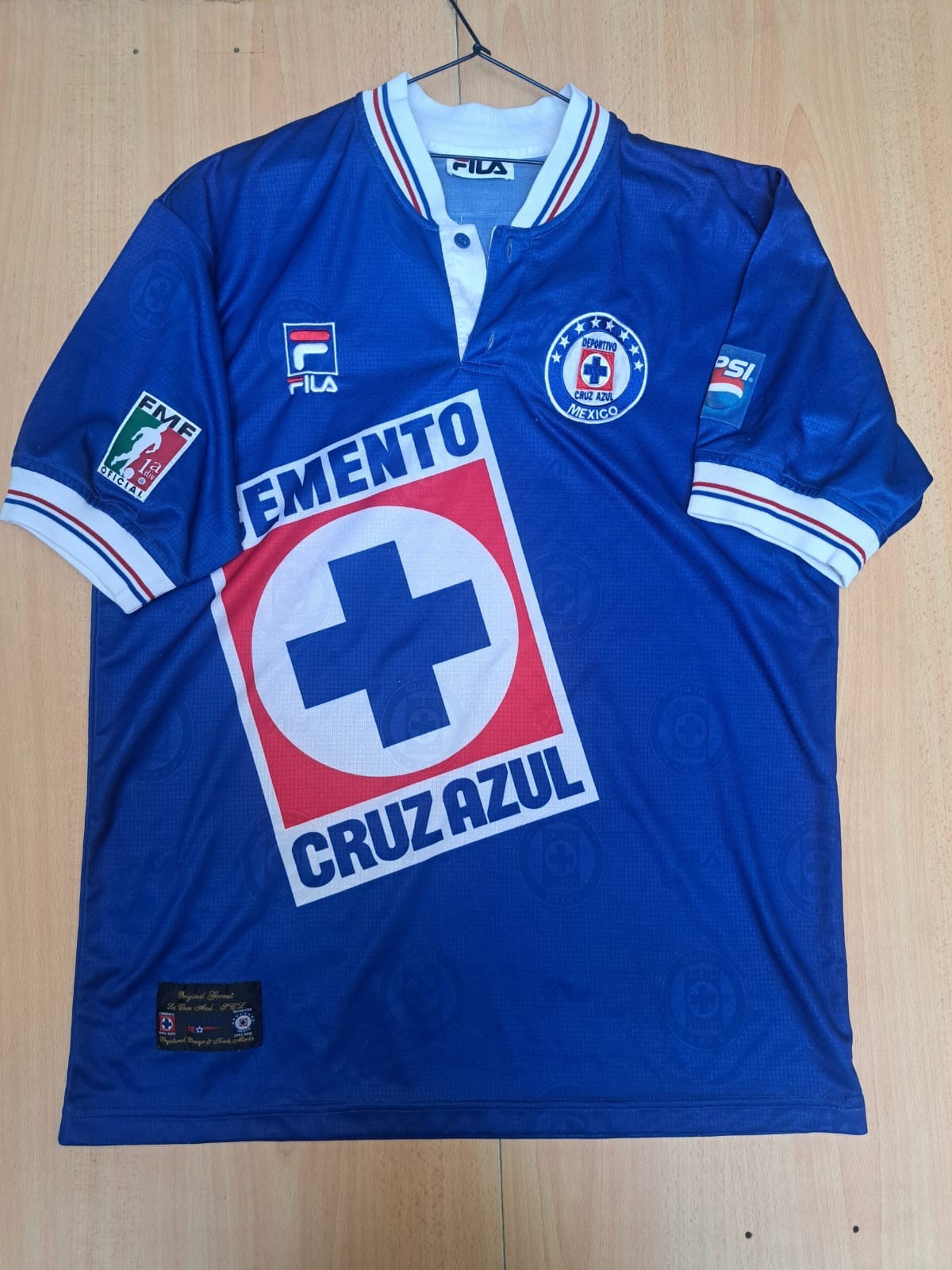 Camicia Cruz Azul 1997 1998 FILA M
