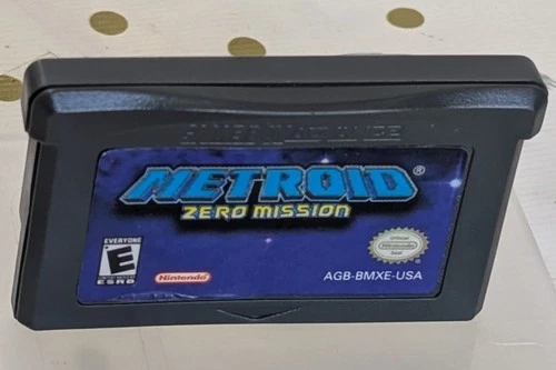 (GBA) Metroid  Zero Mission Nintendo Gameboy Advanced 2005 Game only UNTESTED