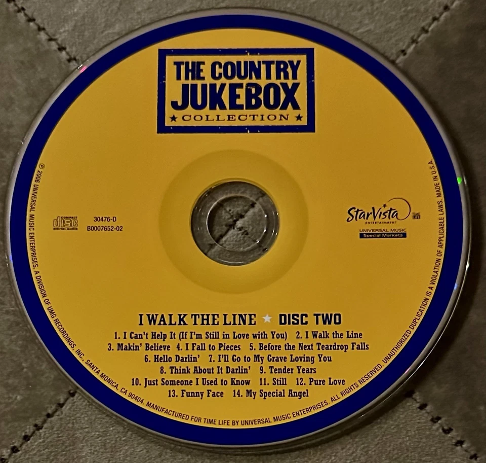 The Country Jukebox Collection: I Walk The Line (CD, 2 Discs, 2013) - Image 3 of 4