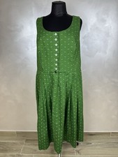 WENGER Austrian Vintage Dirndl Dress Tyrol Trachten Octoberfest Green Wmns Sz 48