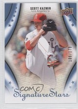 2009 Upper Deck Signature Stars Clover Blue 109/170 Scott Kazmir #91 1u7