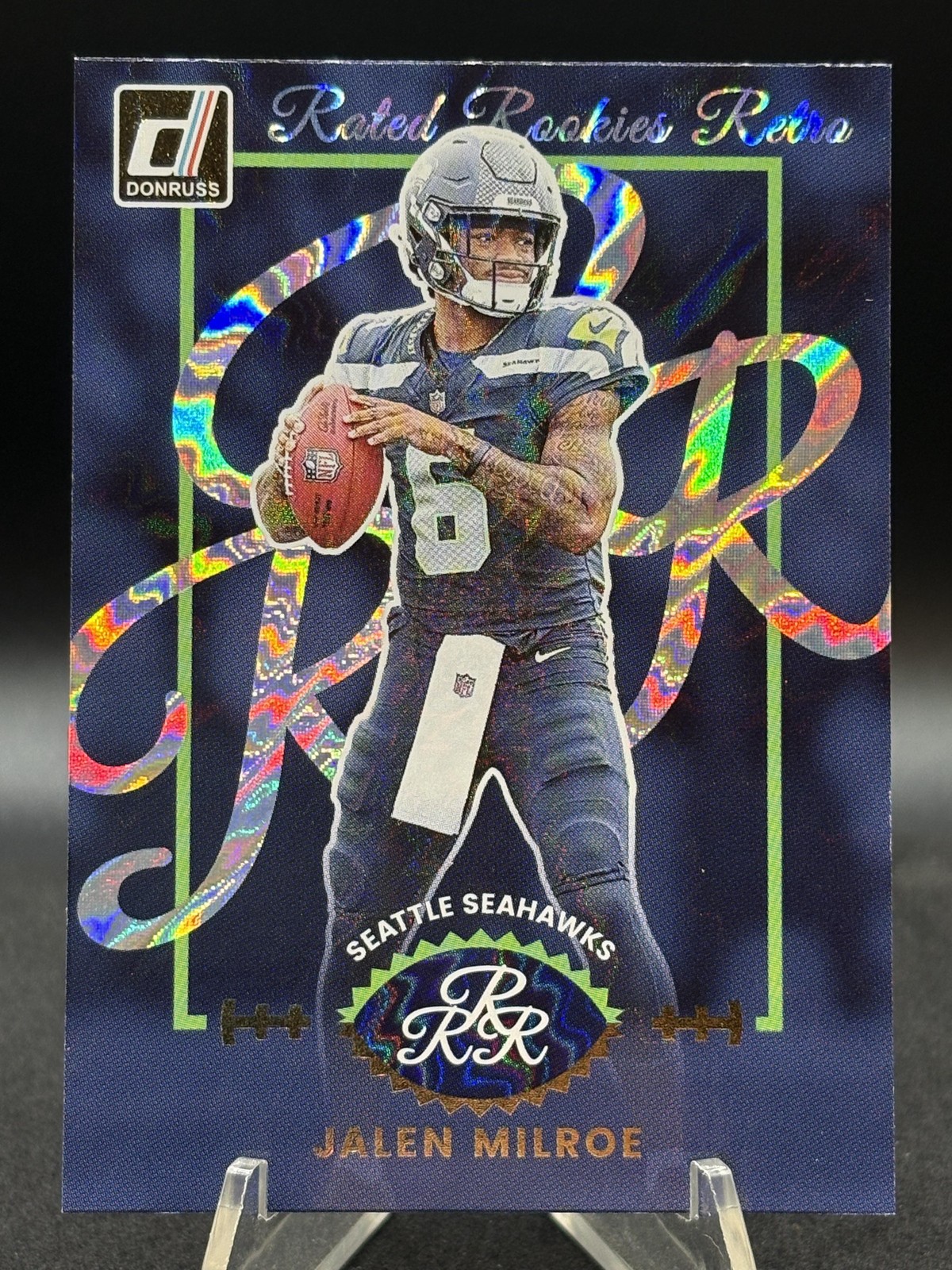 Jalen Milroe Donruss 2025 Donruss Rated Rookies Retro