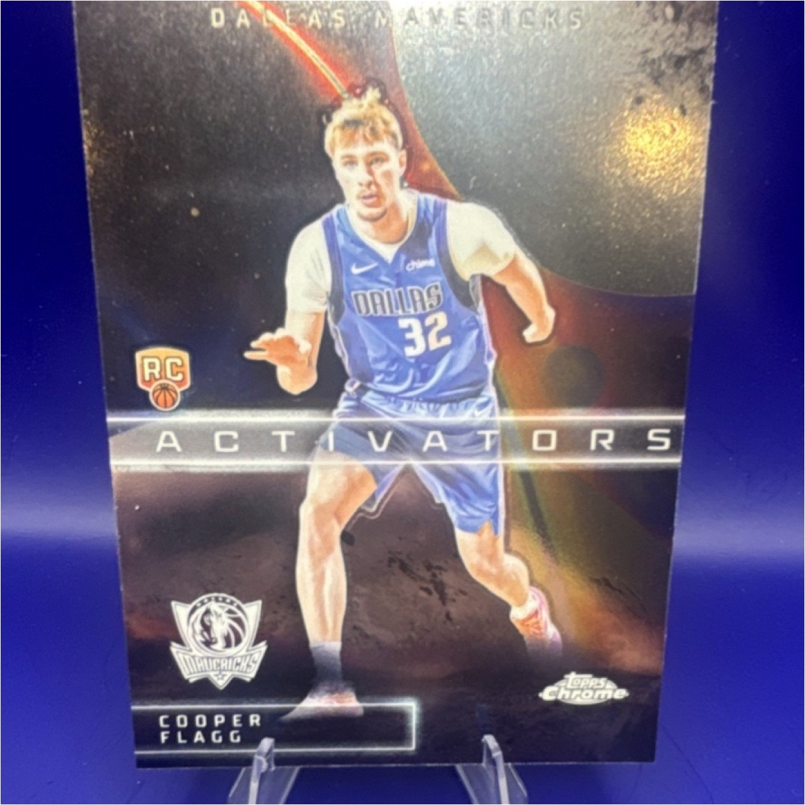 Topps 2025-26 Chrome Cooper Flagg Rookie Activators Dallas Mavericks AC-11