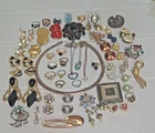 Vintage Costume Jewelry Lot Mixed Necklaces Bracelets Earrings =10