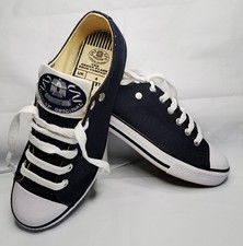 Dunlop The Green Flash Company Low Canvas Blue Trainers Women's UK 4 US 5 Y1008 