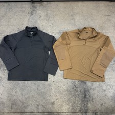 2 Bundle Condor Combat Shirt Mens L Sand Black Quarter Zip Tactical Long Sleeve