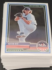 Lot of 50- Panini 2023 USA Baseball stars & stripes AUSTIN NYE 50 cards