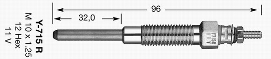 Ngk (5376) GlüHkerze FüR Toyota Vw-image
