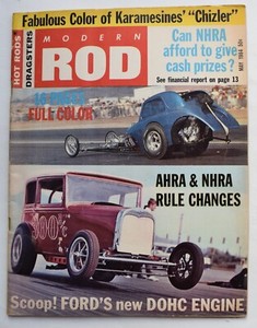 MODERN ROD MAGAZINE - MAY 1964 - hot rods & dragsters