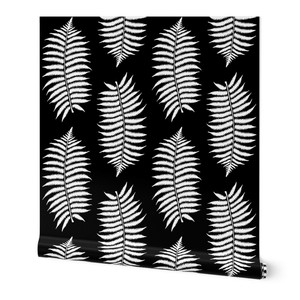 24in ferns 27ft botanical leaf leaves roll nature
