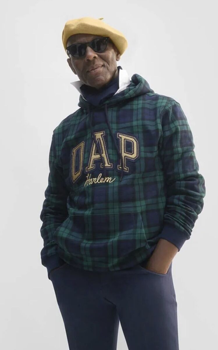 NEW Dapper Dan GAP DAP Harlem Green Plaid Blackwatch Hoodie NEW Dapper Dan GAP DAP Harlem Green Plaid Blackwatch Hoodie