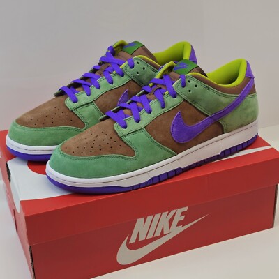 Nike Dunk Low Veneer US Men's Size 12.5 New! Deadstock DA1469-200 Premium suede