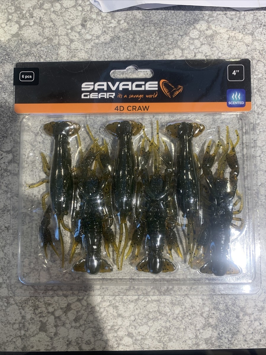 Savage Gear Esche Siliconiche 4D Craw Savage Gear Esche Siliconiche 4D Craw