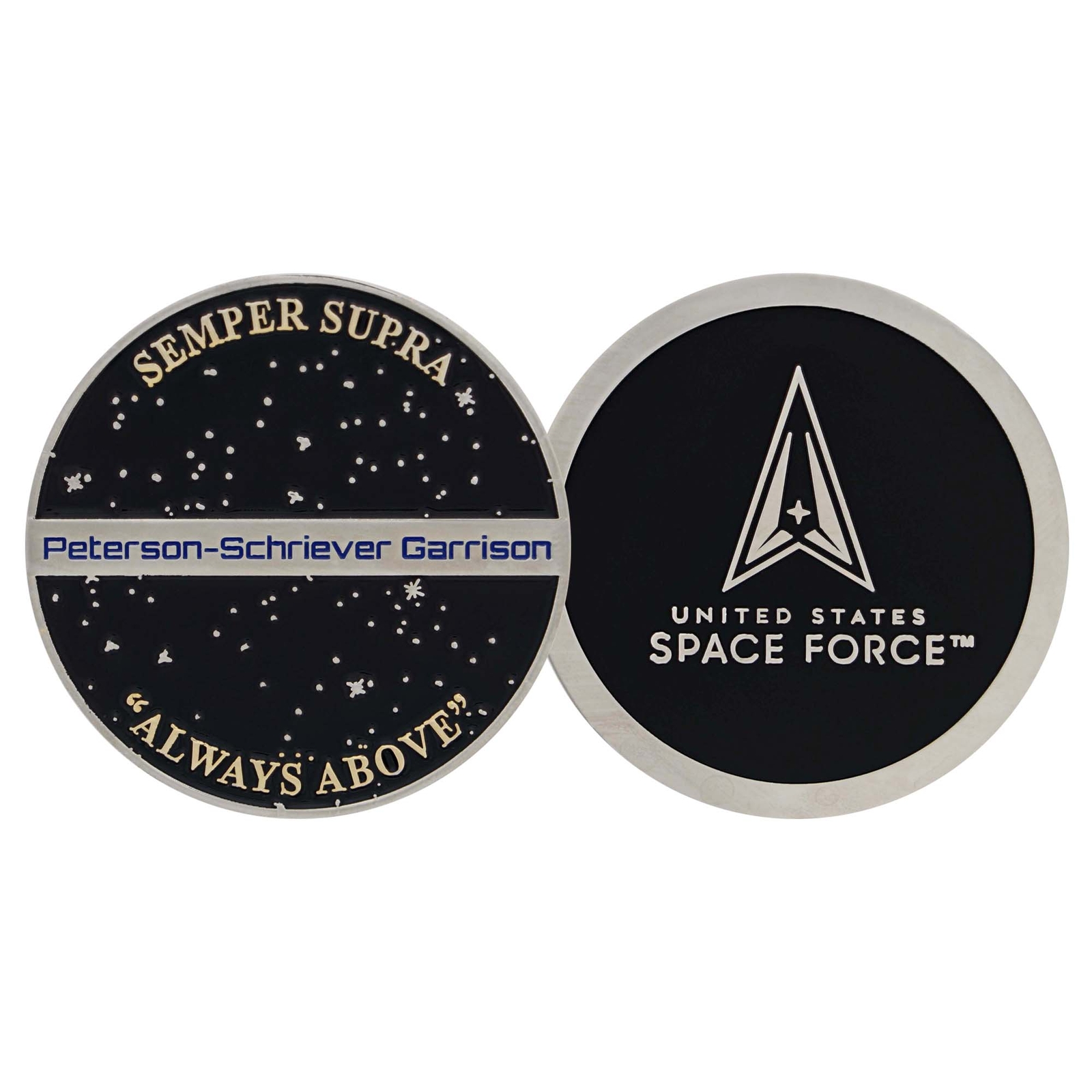 US Space Force (USSF) Peterson Shriever Garrison  Challenge Coin