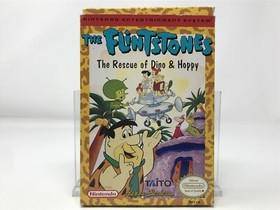 The Flintstones: The Rescue of Dino & Hoppy - Nintendo NES - Box & Manual ONLY