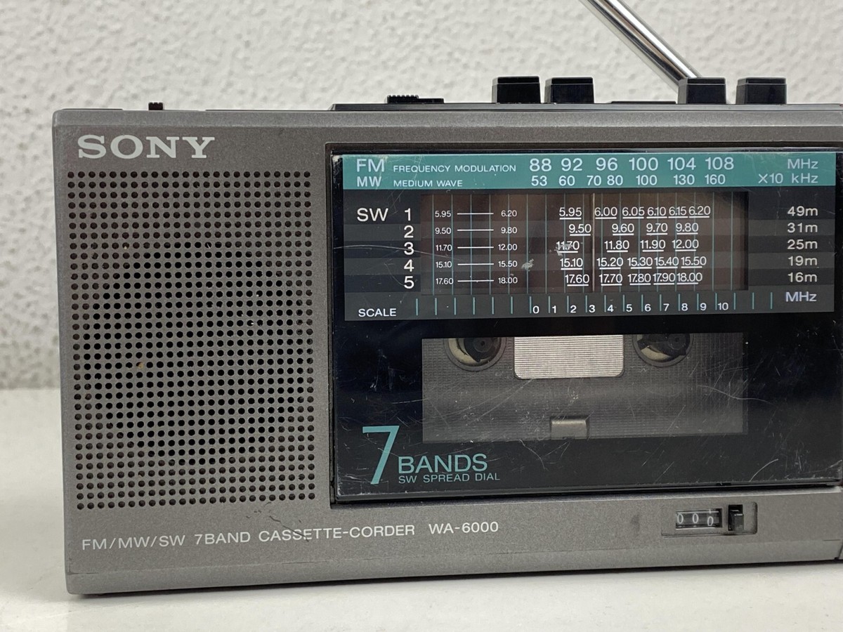 Sony WA-6000 Portable Radio Cassette Recorder walkman | eBay Sony WA-6000 Portable Radio Cassette Recorder walkman | eBay