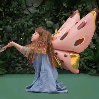 Huge Butterfly Wing Fairy Foil Balloon Birthday Party Decoration Helium/Air