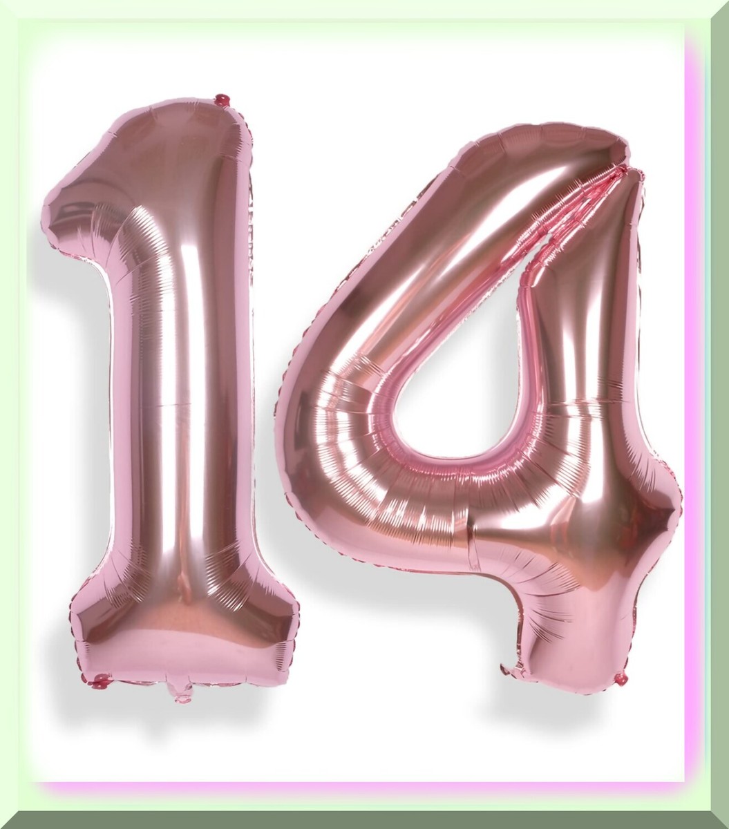 40 Pouces Gros Or Numéro 0 Foil Ballon Feuille Géant Fille Hélium