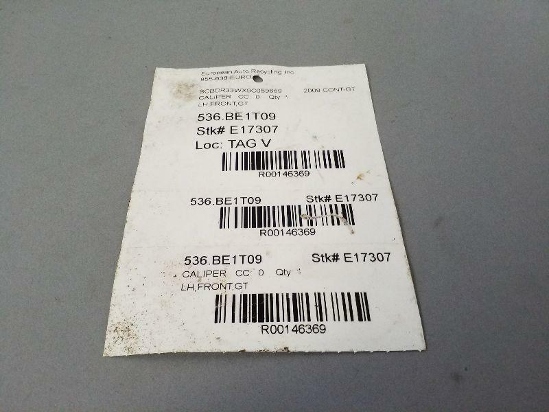 09 Bentley BENTLEY Caliper Left
