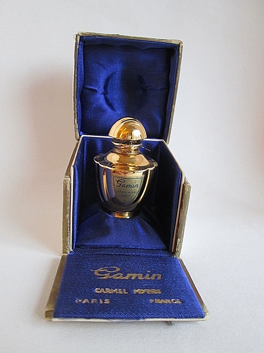 Gamin Carmel Myers Paris Pure Perfume Sealed Bottle in Box Vintage
