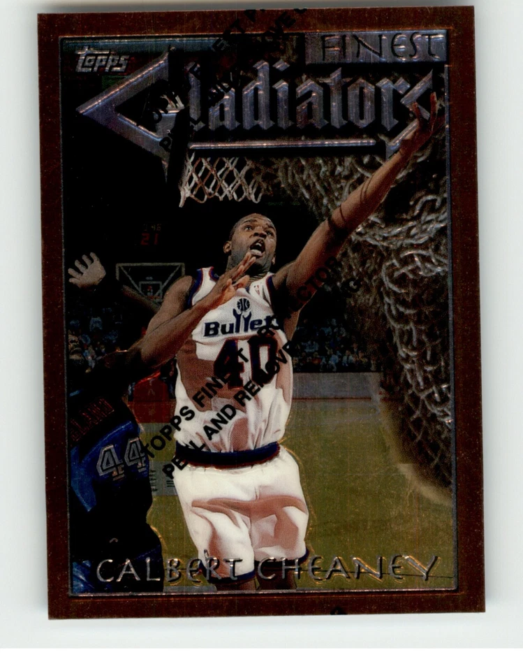 1996-97 Topps Finest Basketball Cards / SEE DROP DOWN MENU 4 card U will receive - Image 3 of 4