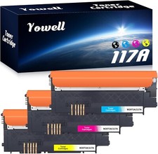 KIT 3 TONER 117A PER HP COLOR LASER 150a 150nw 178nw 178nwg 179fnw 179fwg Yowell