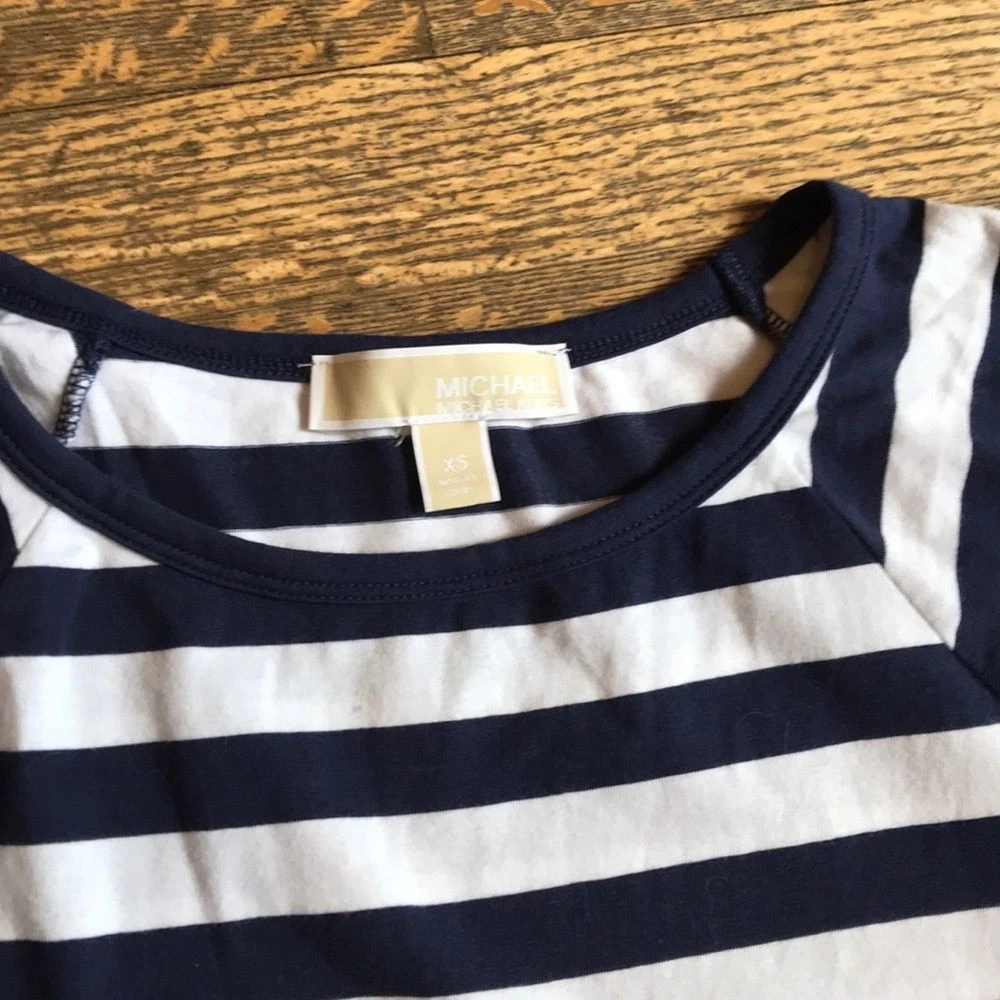 Vestito T Shirt Divertente Michael Kors a Righe