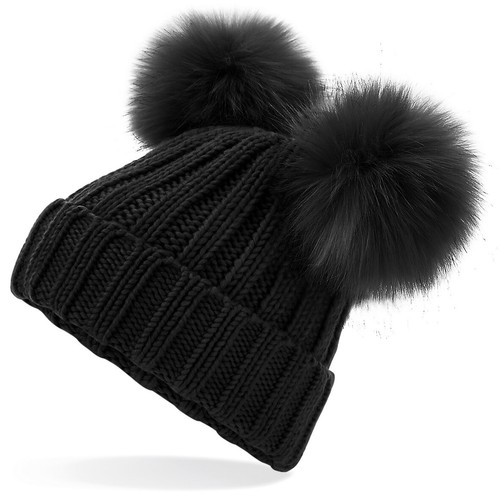 double pom pom hat womens