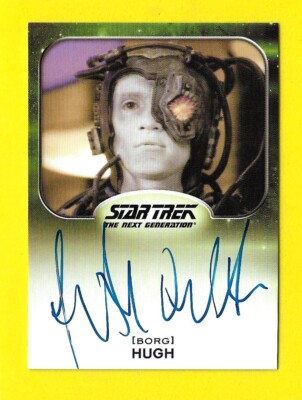 2014 Star Trek Aliens Autograph Jonathan Del Arco as Borg Hugh