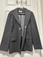 Gauchere - Pleated Denim Jacket - Gray- Used Liked New