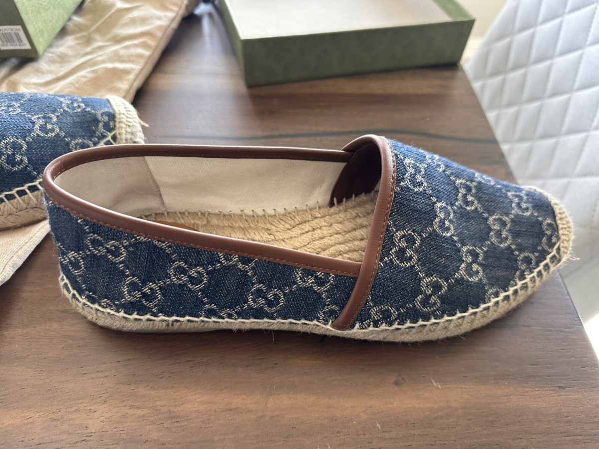 Gucci interlocking G
Espadrilles in blue denim size 8 made in Spain Gucci  main image 4