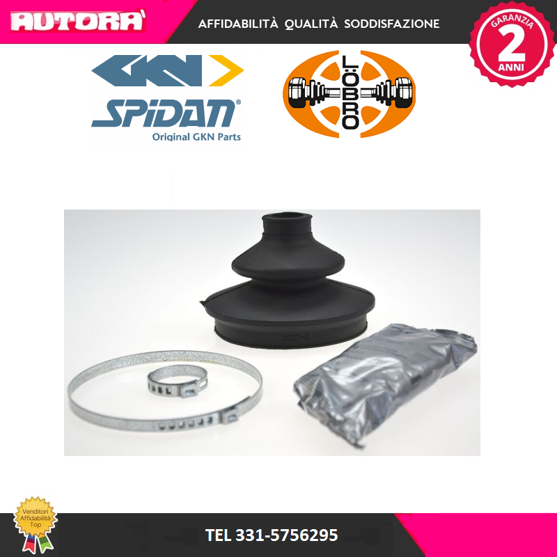 Kit cuffia Semiasse posteriore lato ruota (MARCA-LOBRO)..