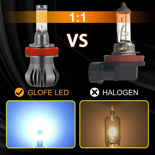 H8/H9/H11 Switchback Strobe Flash Led Fog Light Bulbs Driving DRL Daytime - Picture 2 of 9
