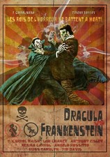 Dracula VS. Frankenstein movie poster c - 11 x 17 inches, exactly as shown