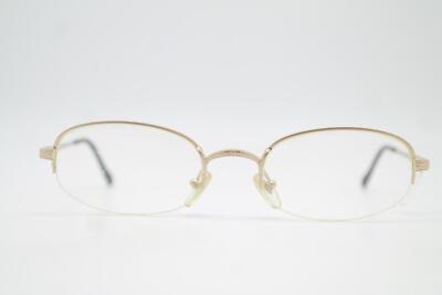 Vintage Brille DANIEL HECHTER DH 3002 Gold Halbrand Brillengestell eyeglasses